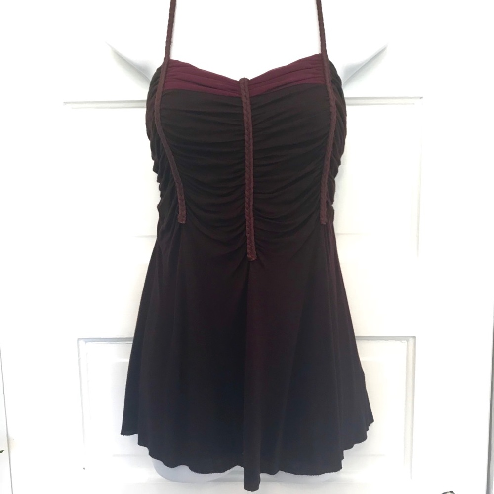 Free People Ruched Bodice Tunic Top